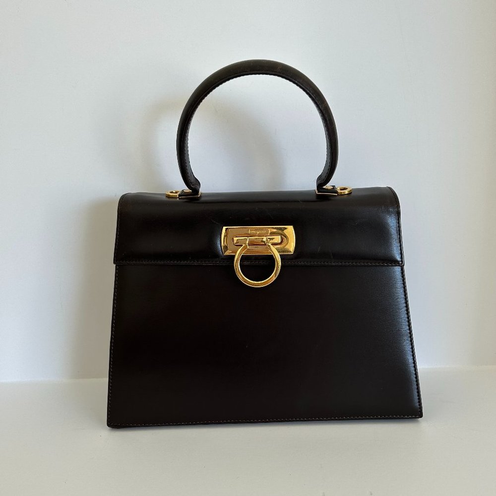 Salvatore Ferragamo Vintage Iconic Top Handle Handbag